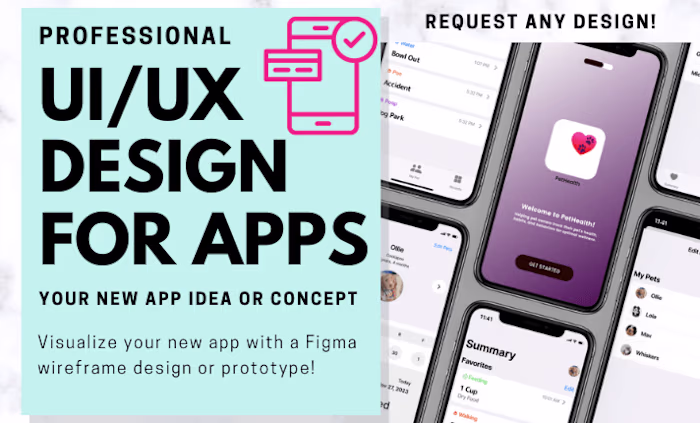 UI/UX Design & App Design
