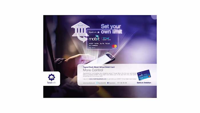 Faysal bank Mobit Virtual card