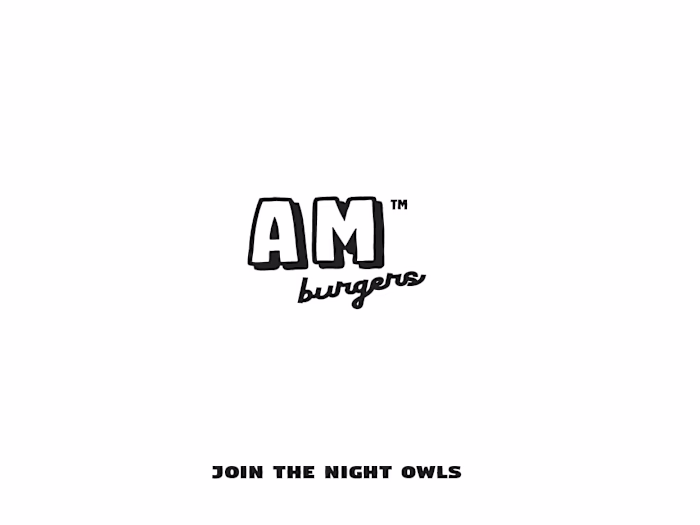 AM Burger - Brand design