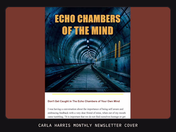 Carla Harris — Newsletter Design