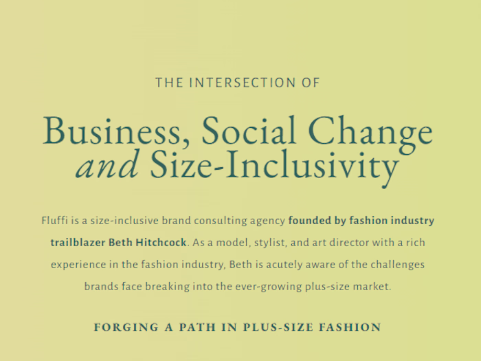 Fluffi Body Diversity Brand Consulting (Website & Branding) 