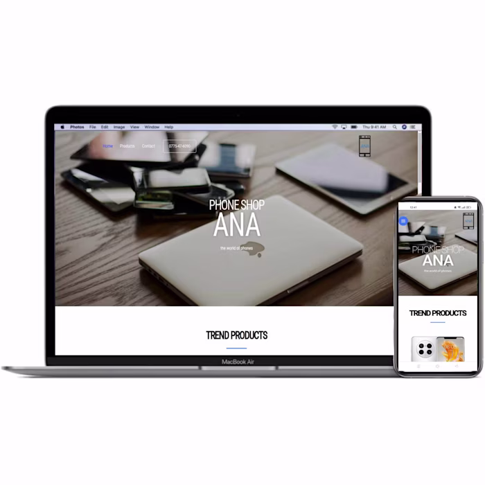 A complete, integrated and simple e-commerce website