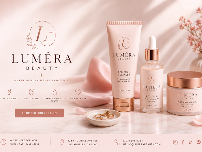 ✨ Luxury Beauty Brand Identity