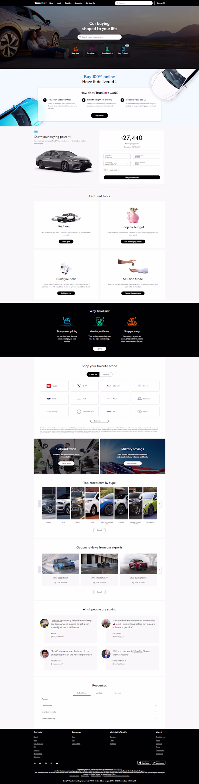 I independently built TrueCar, a full-scale automotive marke...