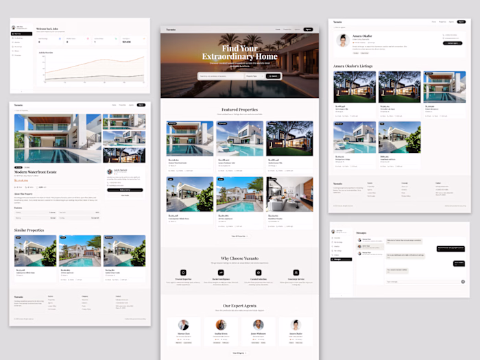 Real Estate marketplace frontend prototype