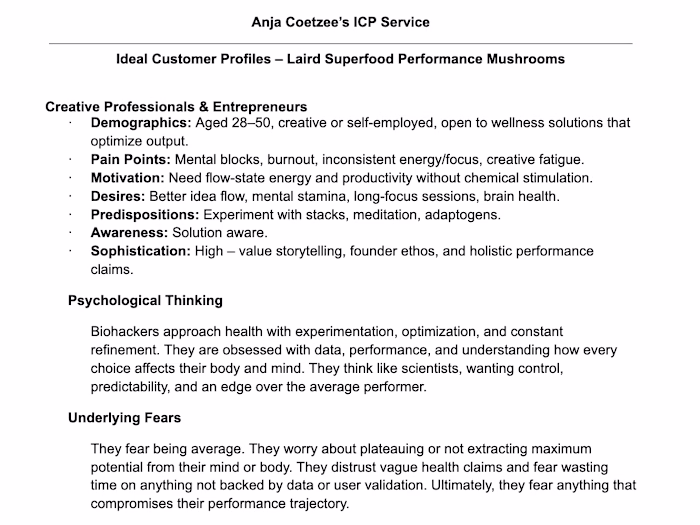 Ideal Customer Profile & Buyer Persona Market Research