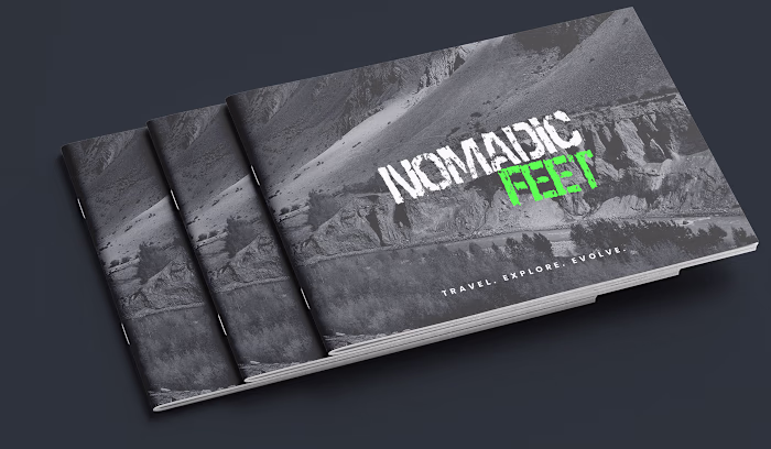 Brochure for Nomadic Feet