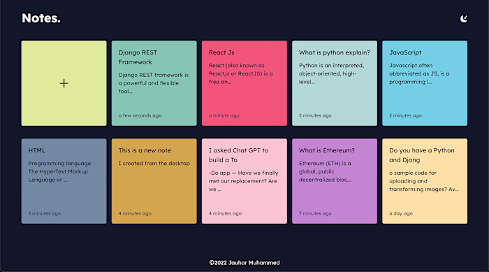 Notes App