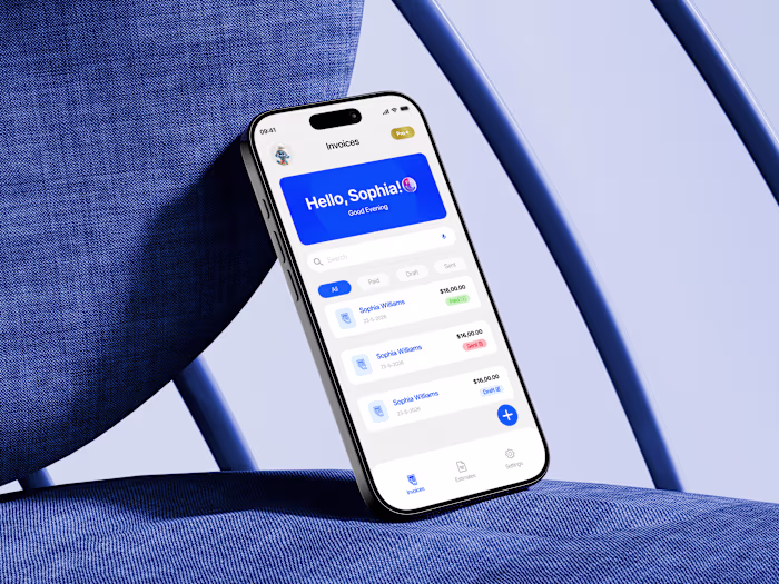 Invoice Making APP | UI UX