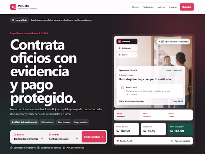 PariJobs: Verified Local Services Marketplace