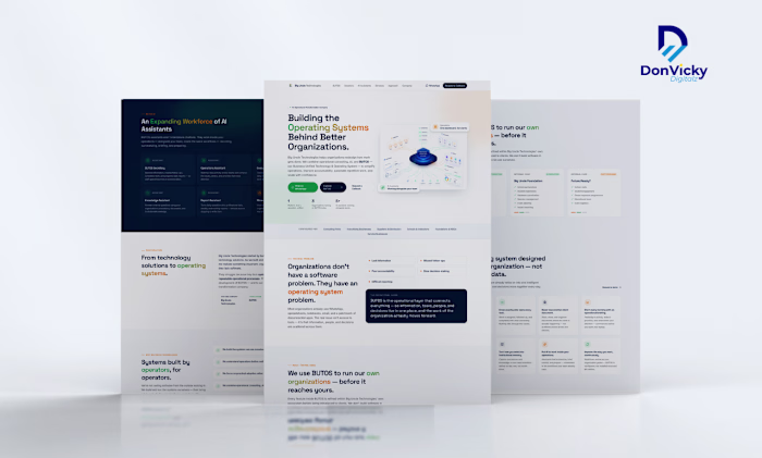 Modern Corporate Website for a Technology Company | WordPress