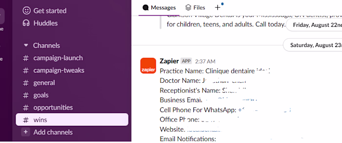 Slack Automation