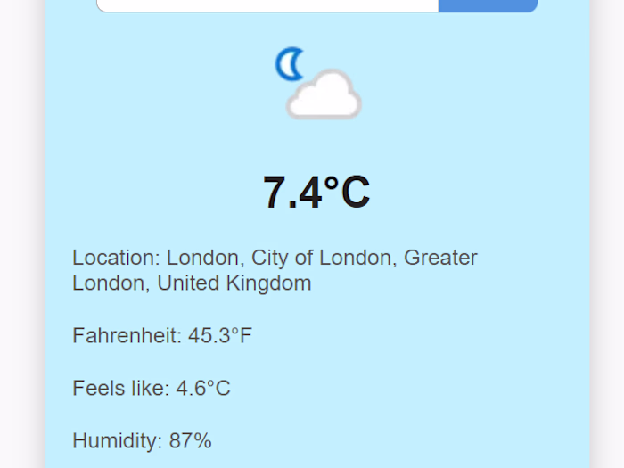 Weather App