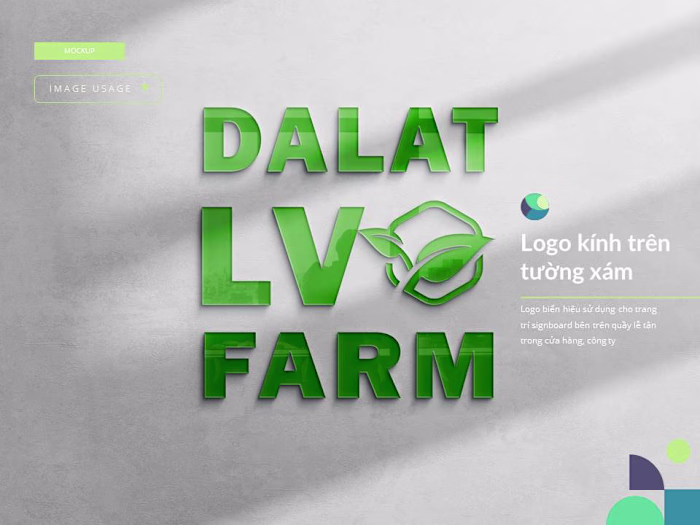 DALAT LV FARM LOGO DESIGN