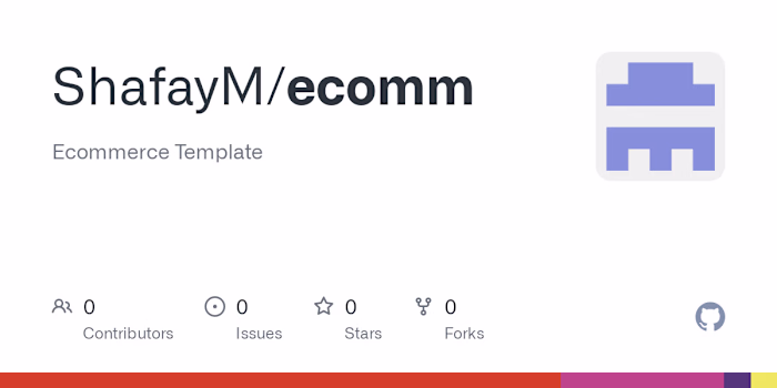 GitHub - ShafayM/ecomm: Ecommerce Template