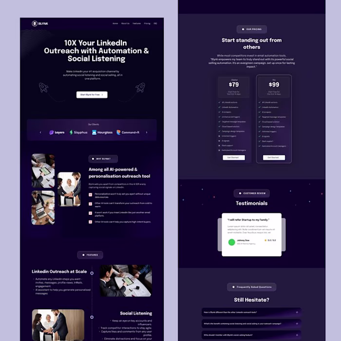 Blynk AI - Lead Generation Tool