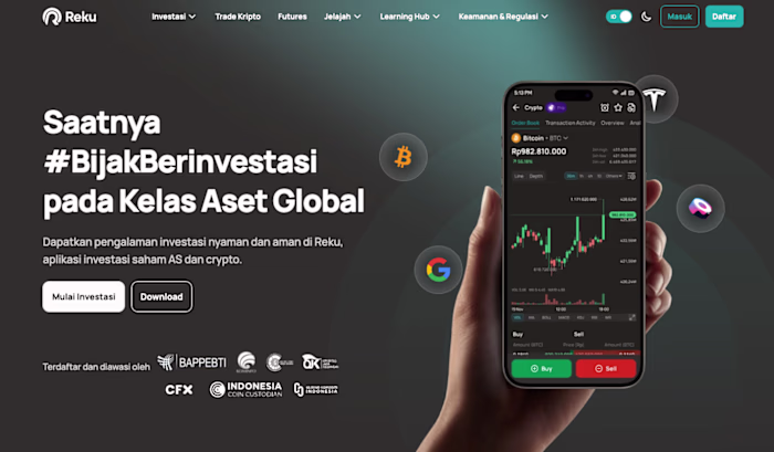 Mobile Trading App Development for Reku.id