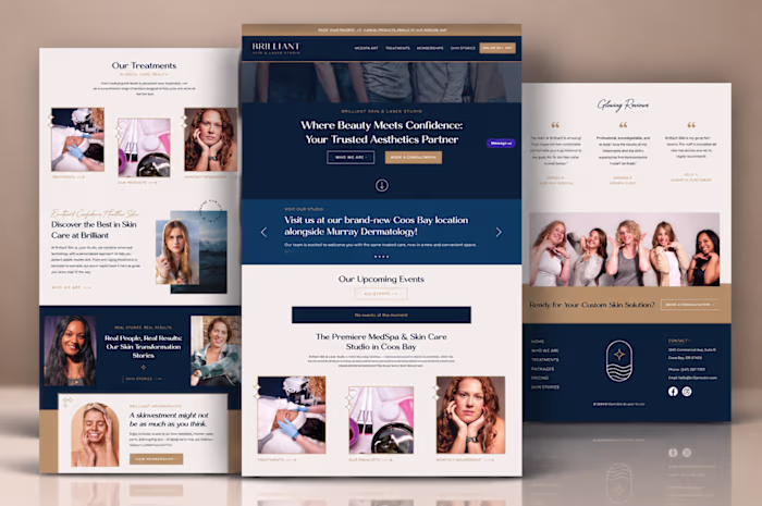 MedSpa Website Redesign for Trust and Engagement