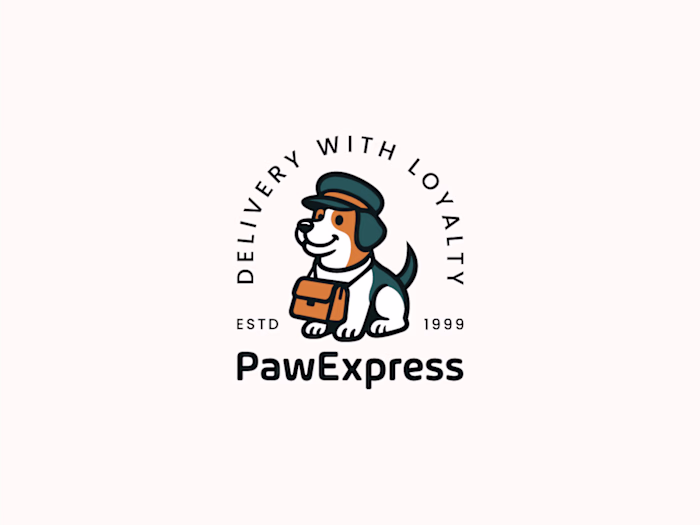 Courier dog logo
This logo is