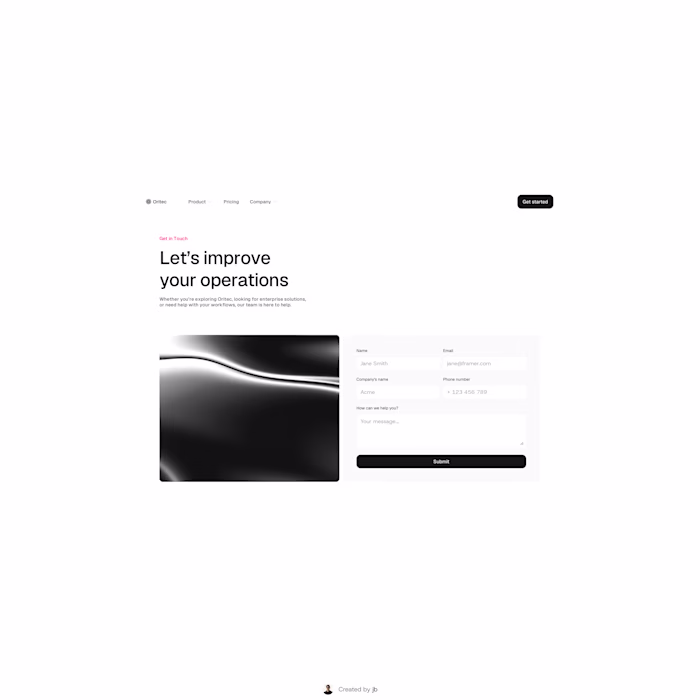 Contact section