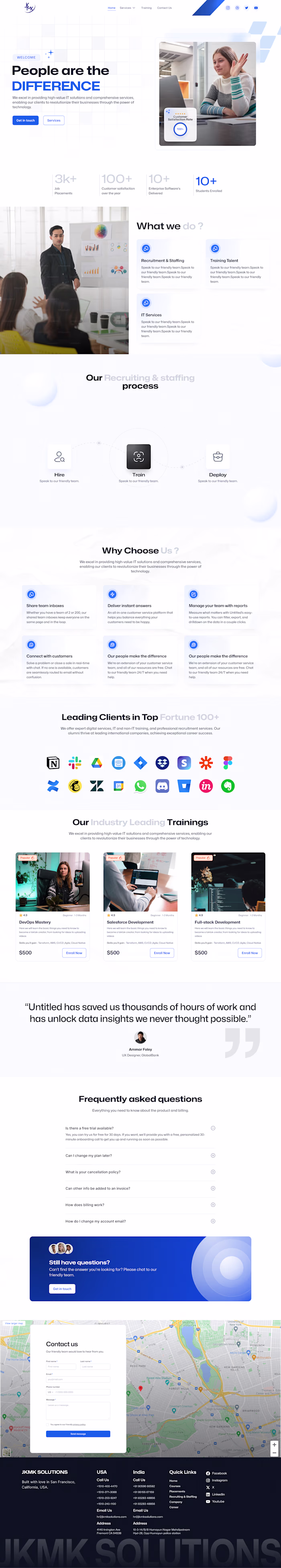 JKMK Landing Page