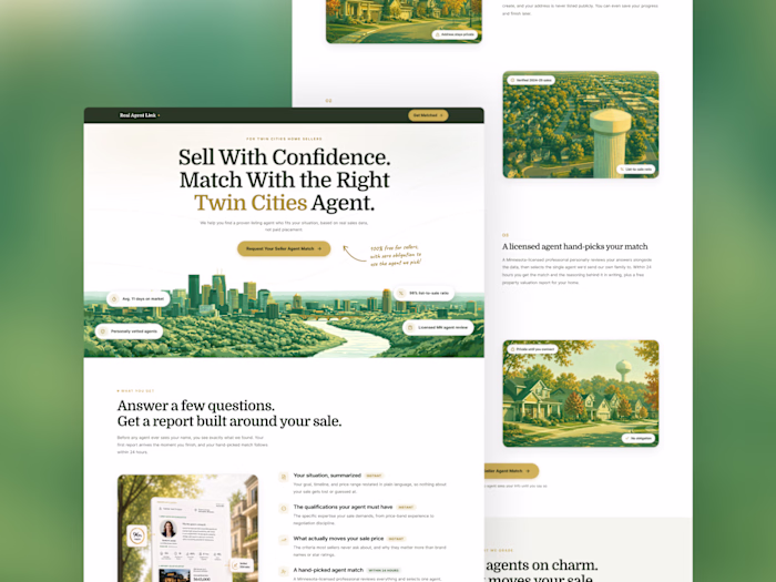 Redesign and Optimization of Real Agent Link Website