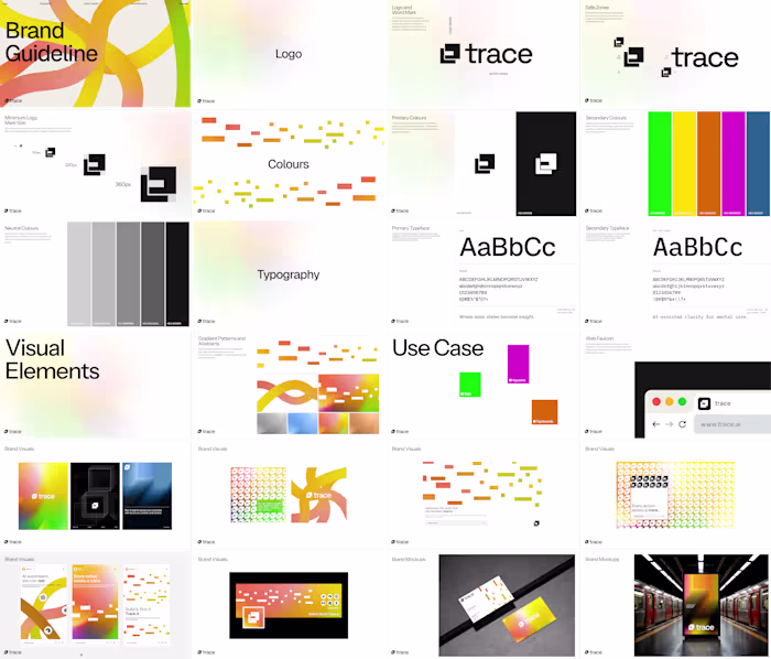Brand Guideline for trace. The