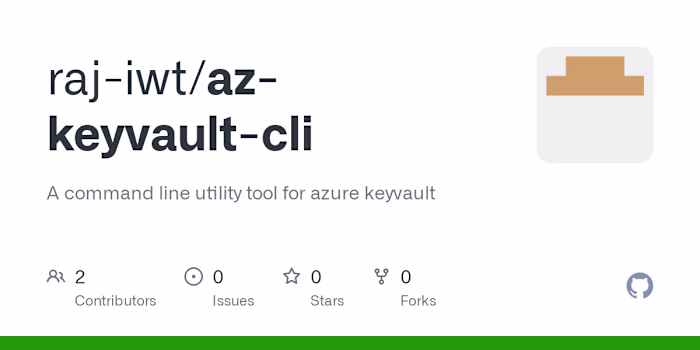 GitHub - raj-iwt/az-keyvault-cli: A command line utility tool f…