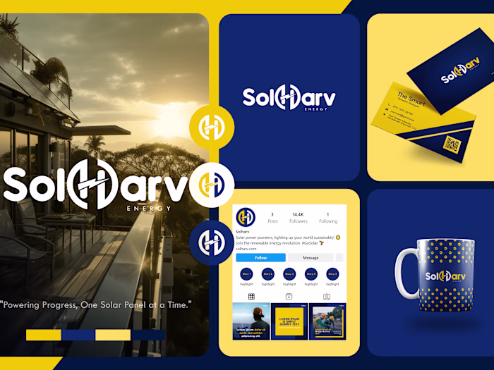 Brand Visual Identity Designs - Solharv | 99designs