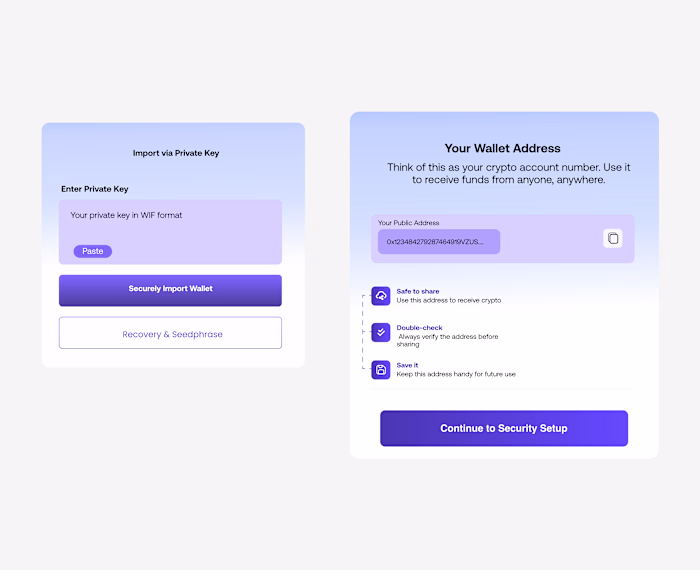 Crypto Onboarding
