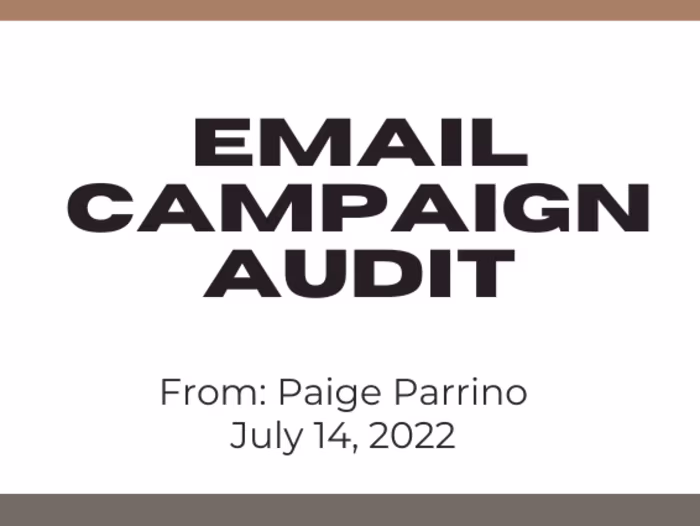 Email Audit