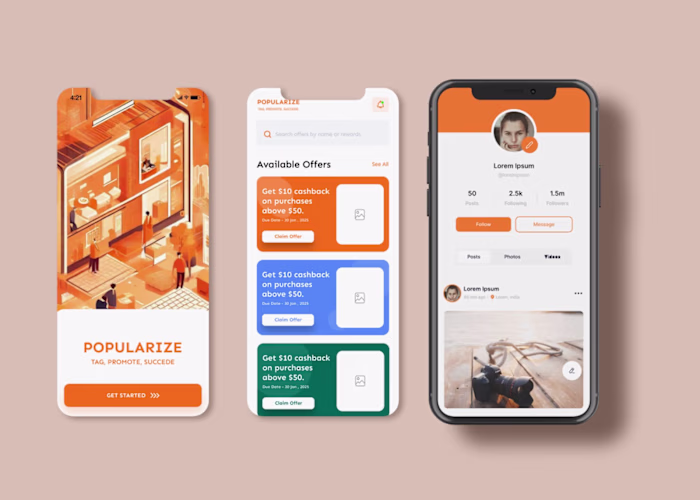 Popularize is a feature-rich mobile