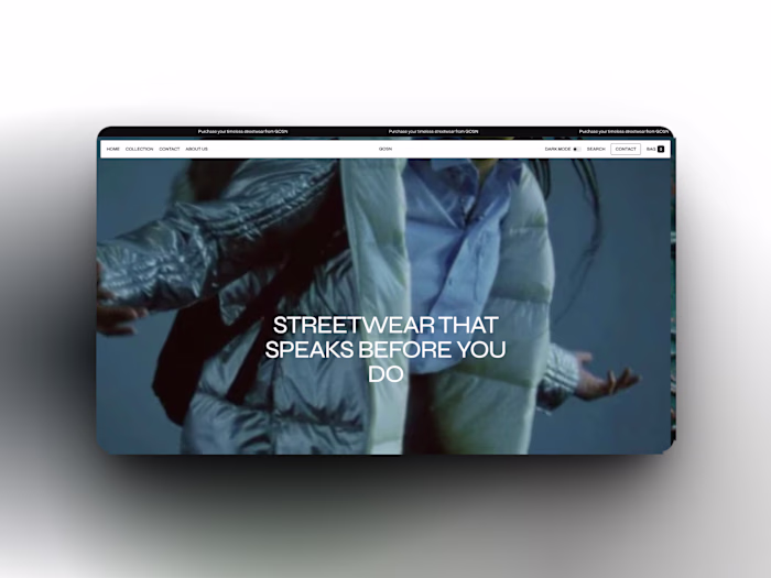 Streetwear Surge: Shopify Store Redesign 