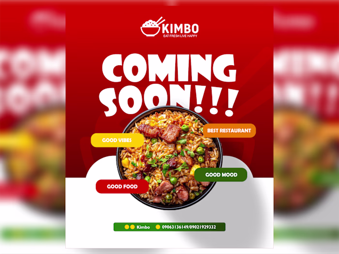 KIMBO RESTAURANT SOCIAL MEDIA DESIGN