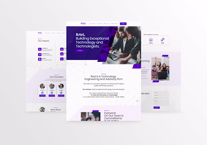 Website Re-Branding RAVL