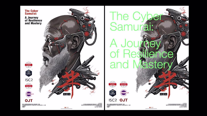 The Cyber Samurai — Illustration