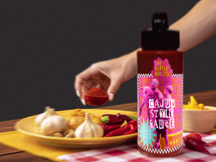 Cajun Style Sauce | Label & Packaging design