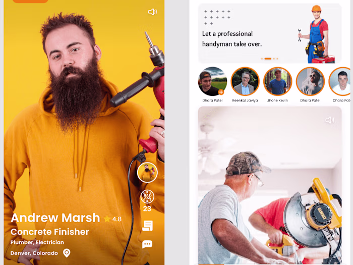 GigMi - Mobile app for Skilled Workers and Contractors