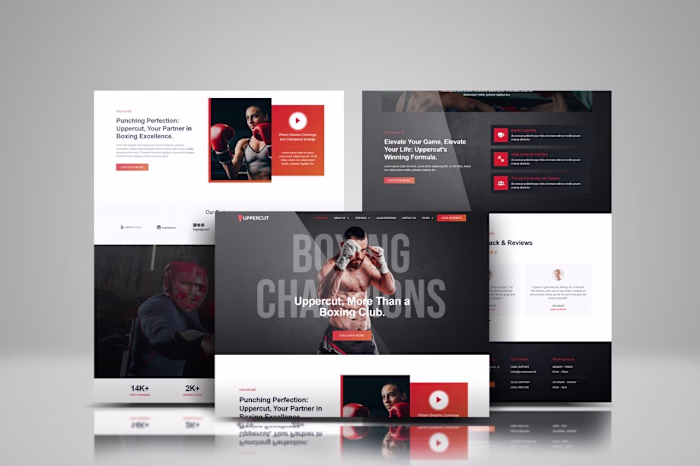 KajABI Boxing Coaching Website & Membership Funnel