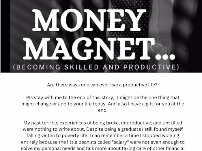 Sales copy for an online program 