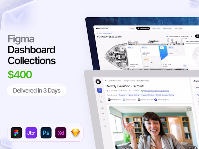 Figma Dashboard Collections — $400 | 3 Days