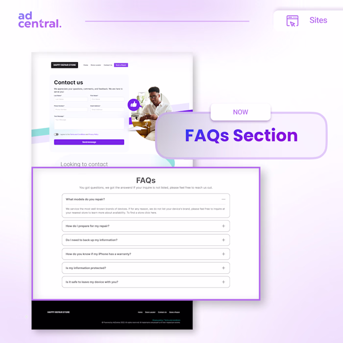 AdCentral Storyboard Campaign Sites