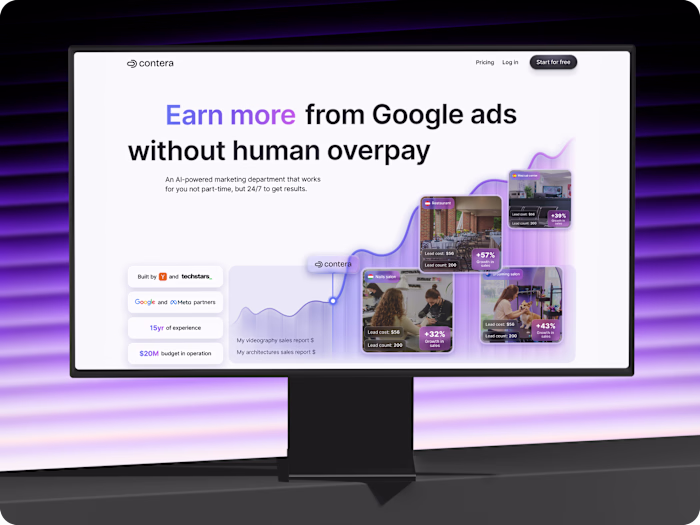 Contera AI | SaaS Website Design
