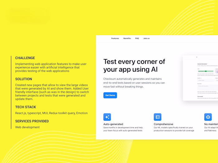 AI-Generated Video Display Pages
