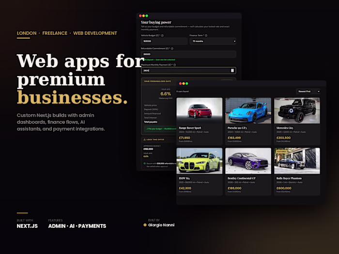 Premium Automotive Platform, Built From
