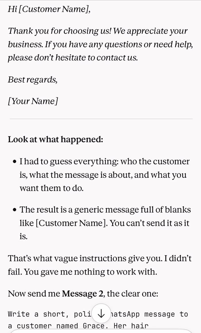AI Prompt Writing for Business