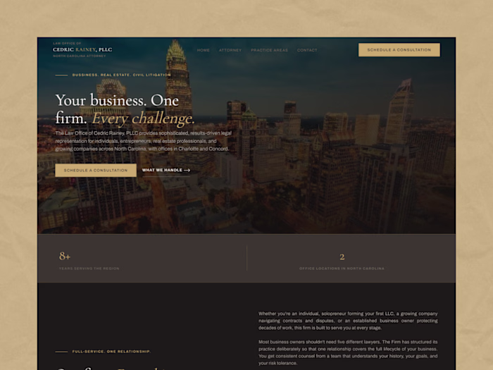 I built the entire front-end