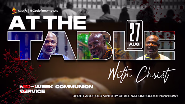 Mid-week Communion Service Flier Thumbnail Design