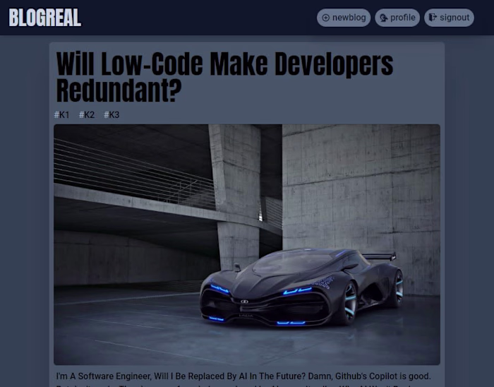 Blog App