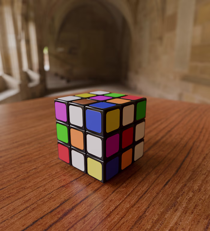 rubik's cube 3D model :)